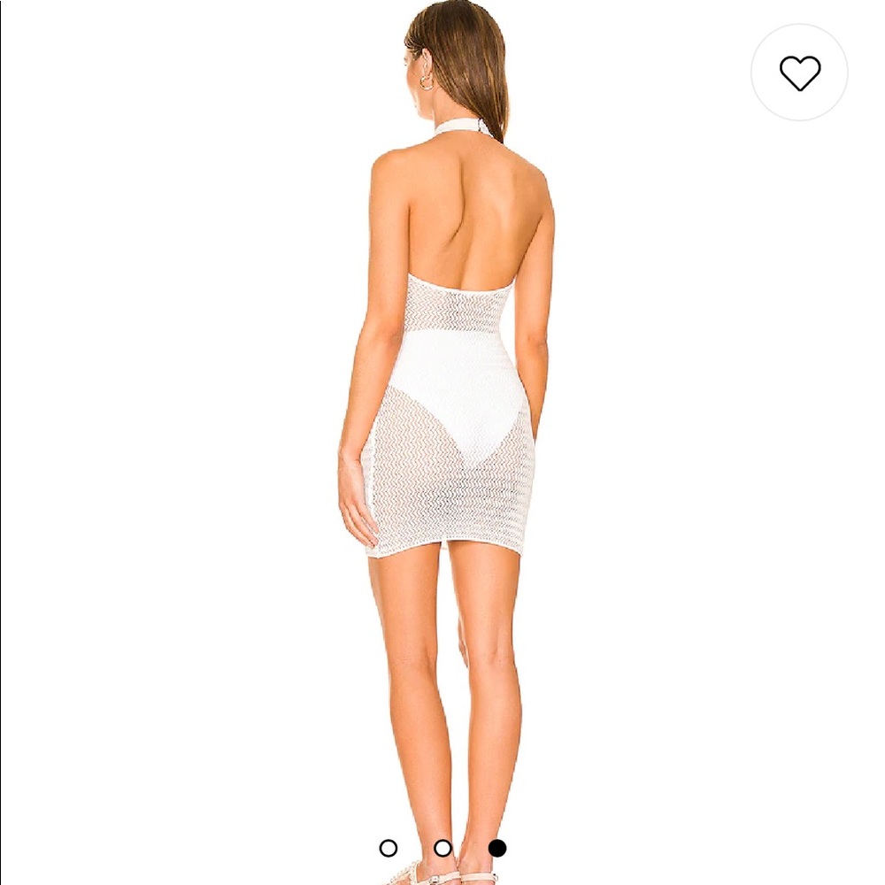 Superdown Racheal Net Halter Dress - Picture 2 of 5